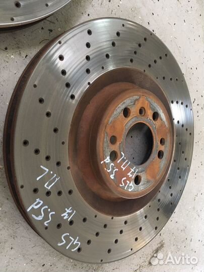 Тормозные диски передние Mercedes GLS 166 X166