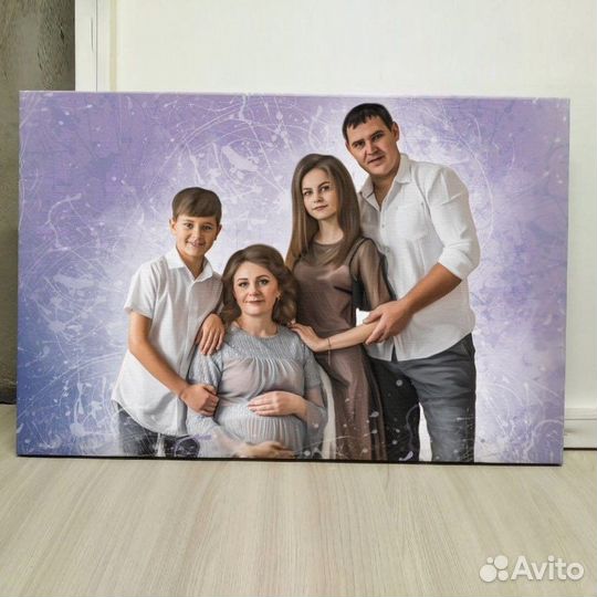 Печать по фото на холсте