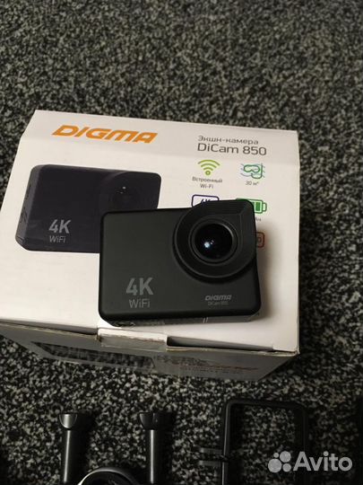 Экшн камера digma 850 регистратор