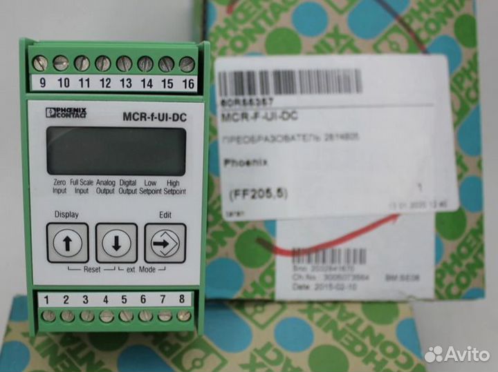 1 шт MCR-F-UI-DC Измерительный преобразователь час