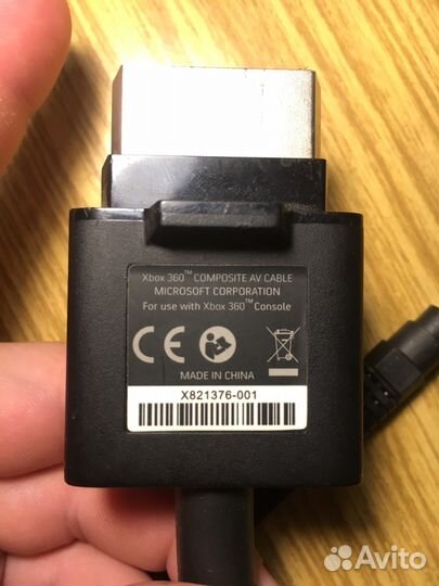 Видео кабель для Xbox 360 оригинал