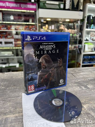 Диск ps4 Assasins Creed Mirage