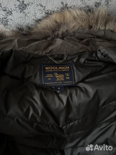 Woolrich парка женская размер М серый зимняя