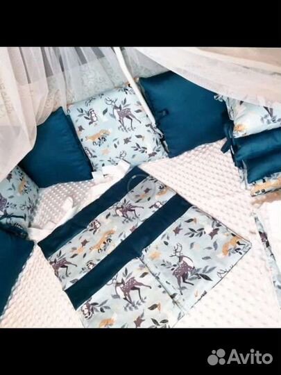 Бортики в кроватку