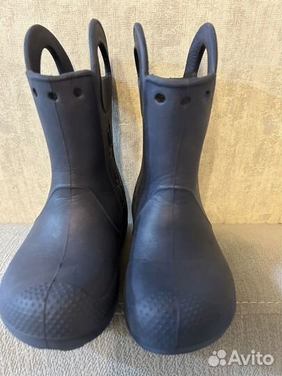 Детские резиновые сапоги crocs 9