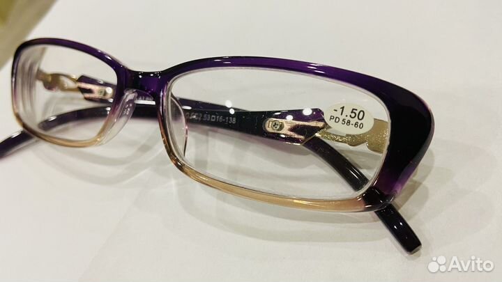 Очки для зрения -1,50 (PD) 58-60