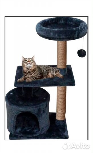 Домик для кошки с когтеточкой