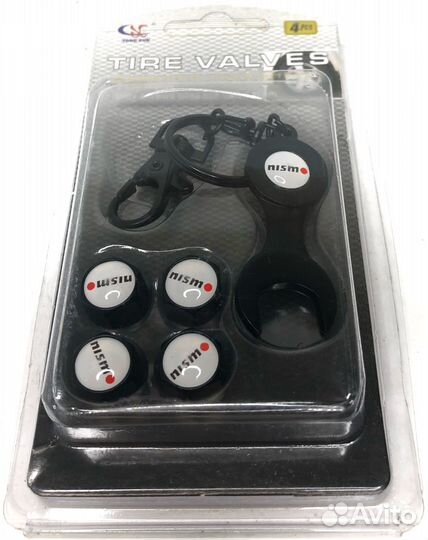 Колпачки на ниппеля - Nismo (с ключом/разные цвета