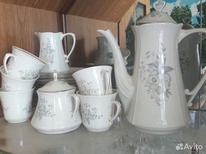 Чайно кофейный сервиз chodziez Польша