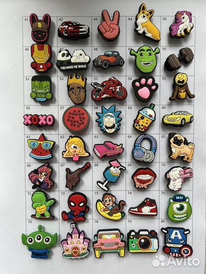 Jibbitz для crocs