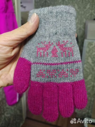 Перчатки шерстяные Новые