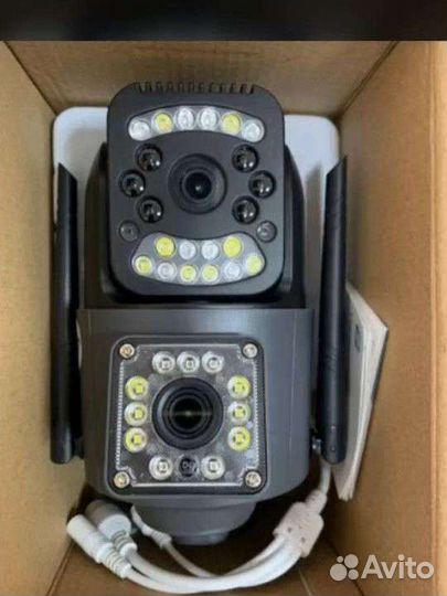 Двойная камера видеонаблюдения 4g