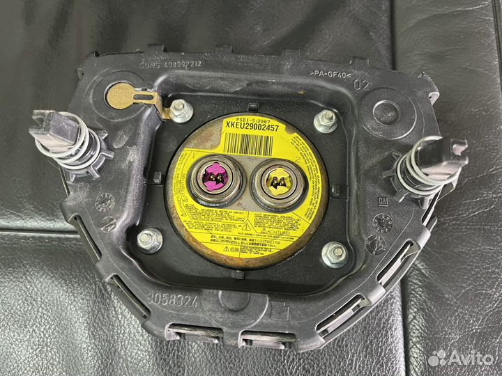 Подушка безопасности водителя опель астра h