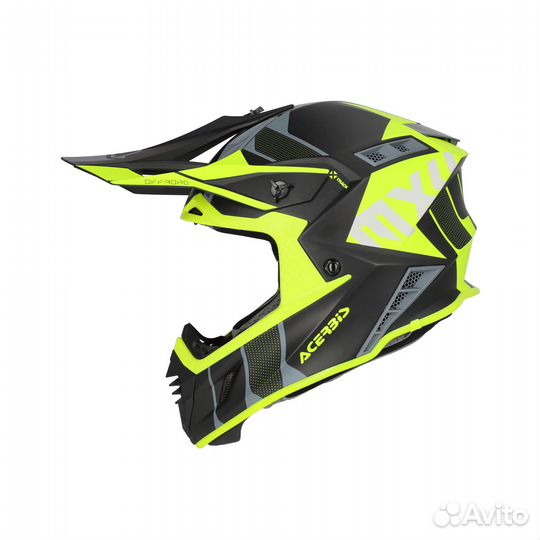 Кроссовый Шлем Acerbis X-track 22-06 Black/Fluo-Ye