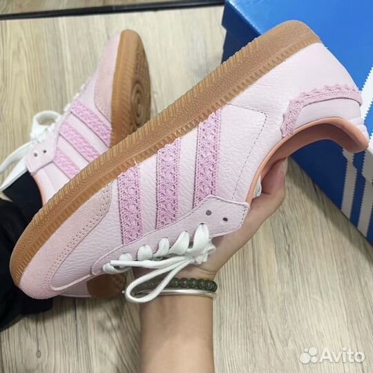 Adidas samba розовые женские оригинал