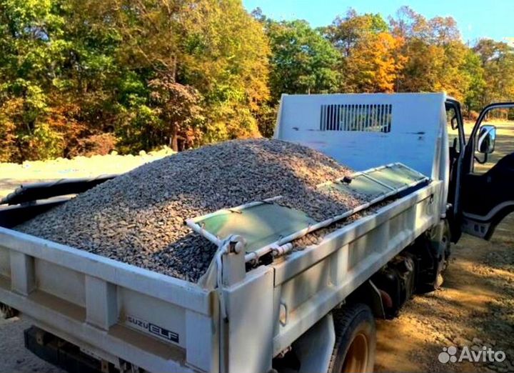 Песок карьерный с доставкой