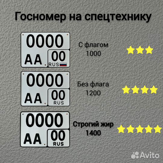 Изготовление дубликат гос номер Екатеринбург