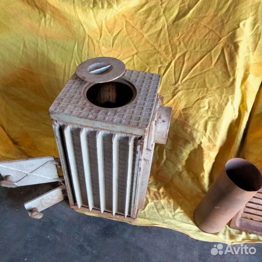 Печка буржуйка чугунная разборная СССР