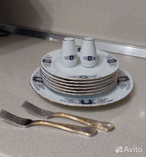 Чайный сервиз Коралл. Новый