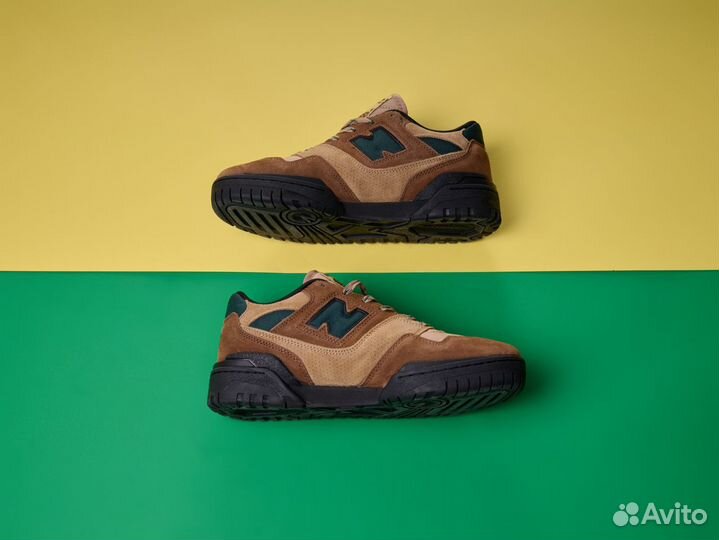 New Balance 550 Cordura Pack Light Brown Green