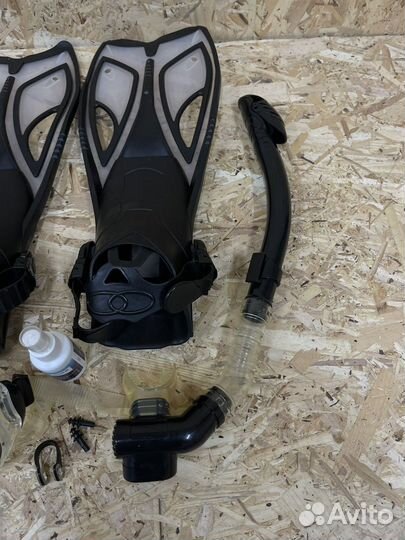 Маска трубка ласты