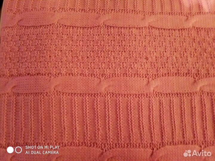 Плед покрывало вязанное. Турция