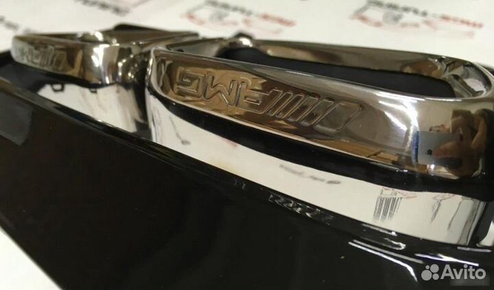 Диффузор + насадки Mercedes C-class w205 C63