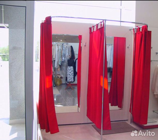 Пошив штор для примерочных