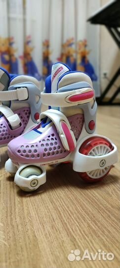 Роликовые коньки детские раздвижные
