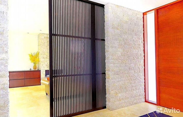 Реечные перегородки