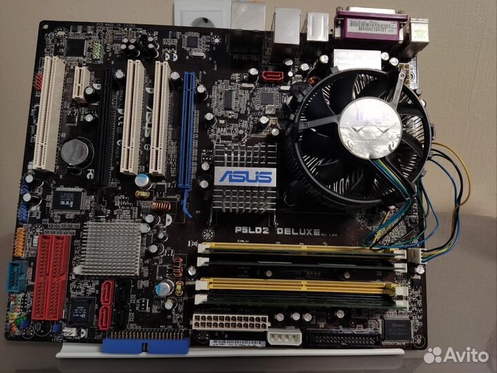 Материнская плата 775 с процессором