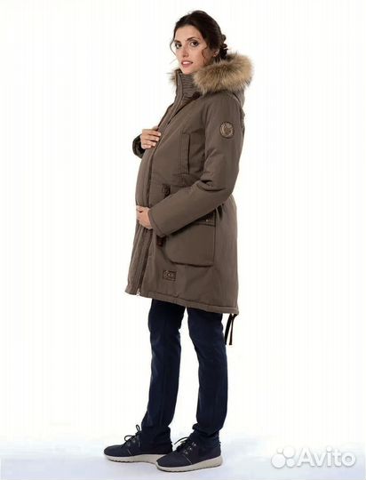 Парка зимняя для беременных 46