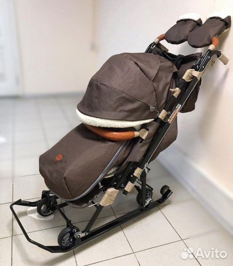 Детские санки коляска nika