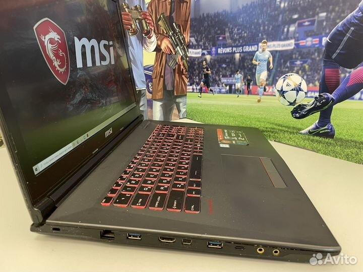 Игровой ноутбук MSI 1050ti/i5-7300HQ/8gb/FullHD