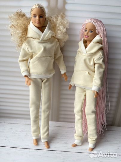 Одежда для кукол барби. Комплект спортивный костюм