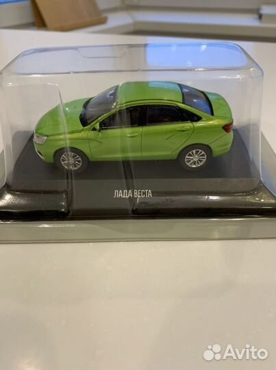 Лада Веста 1:43 Автолегенды Новая эпоха в упаковке