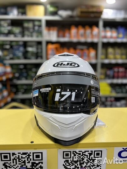 Шлем HJC i71 pearl white(новый) M, L