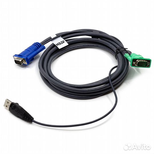 KVM кабель Aten 2L-5202U 1,8м VGA, USB, sphd-15