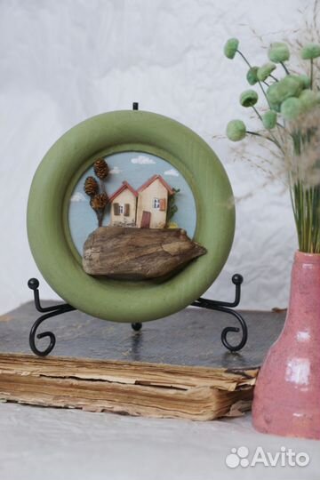 Деревянное панно. Дрифтвуд