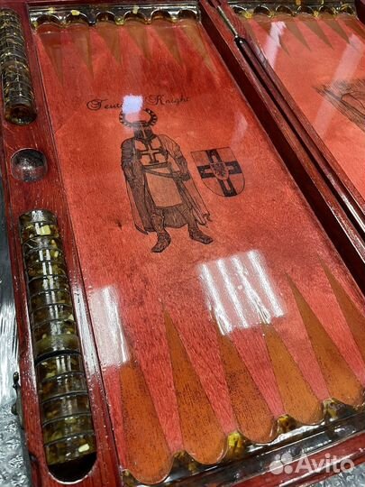 Нарды из янтаря