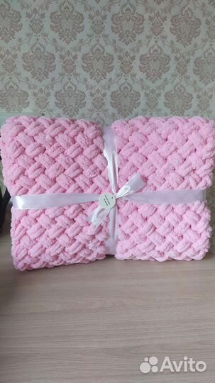 Плед детский плюшевый