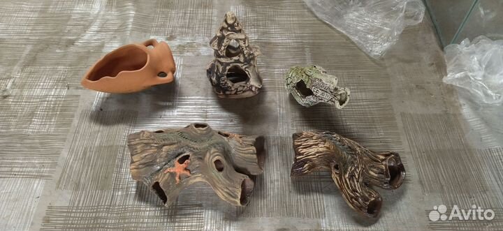 Декорации в аквариум