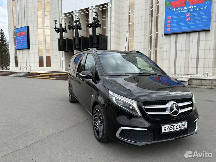 Аренда мерседеса V-класс, E-класс с водителем
