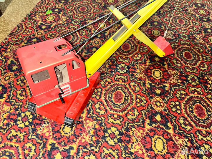 Игрушка экскаватор СССР 1977 год