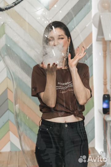 Неоновое шоу пузырей