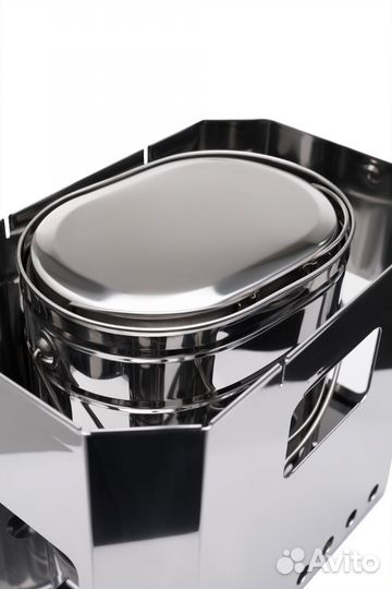 Печь походная, мангал, для рыбаков и охотников