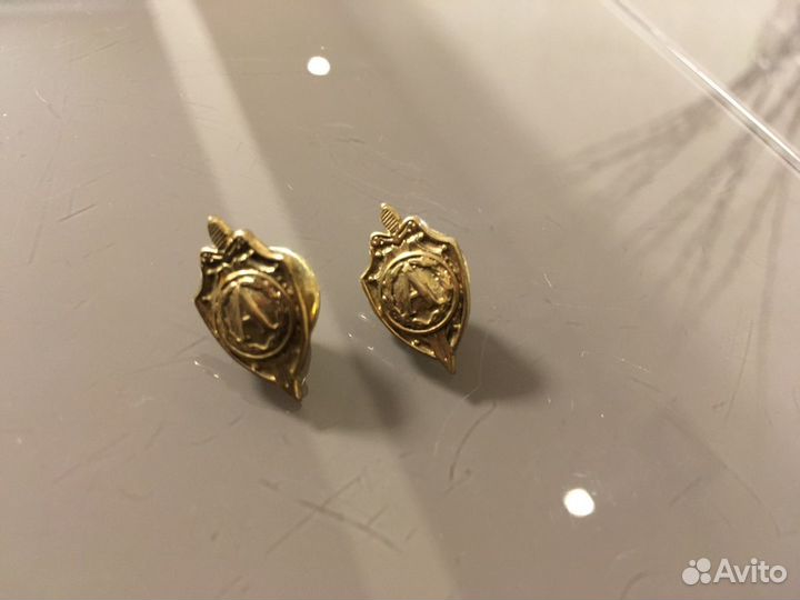 Значки спецподразделений «Вымпел/Альфа»; «скр/фсб»