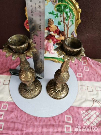 Подсвечник бронза