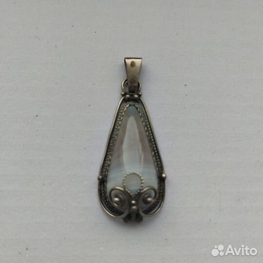 Серьги, кольцо, кулон мельхиор СССР
