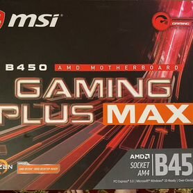 Материнская плата В450 gaming plus max с процессор